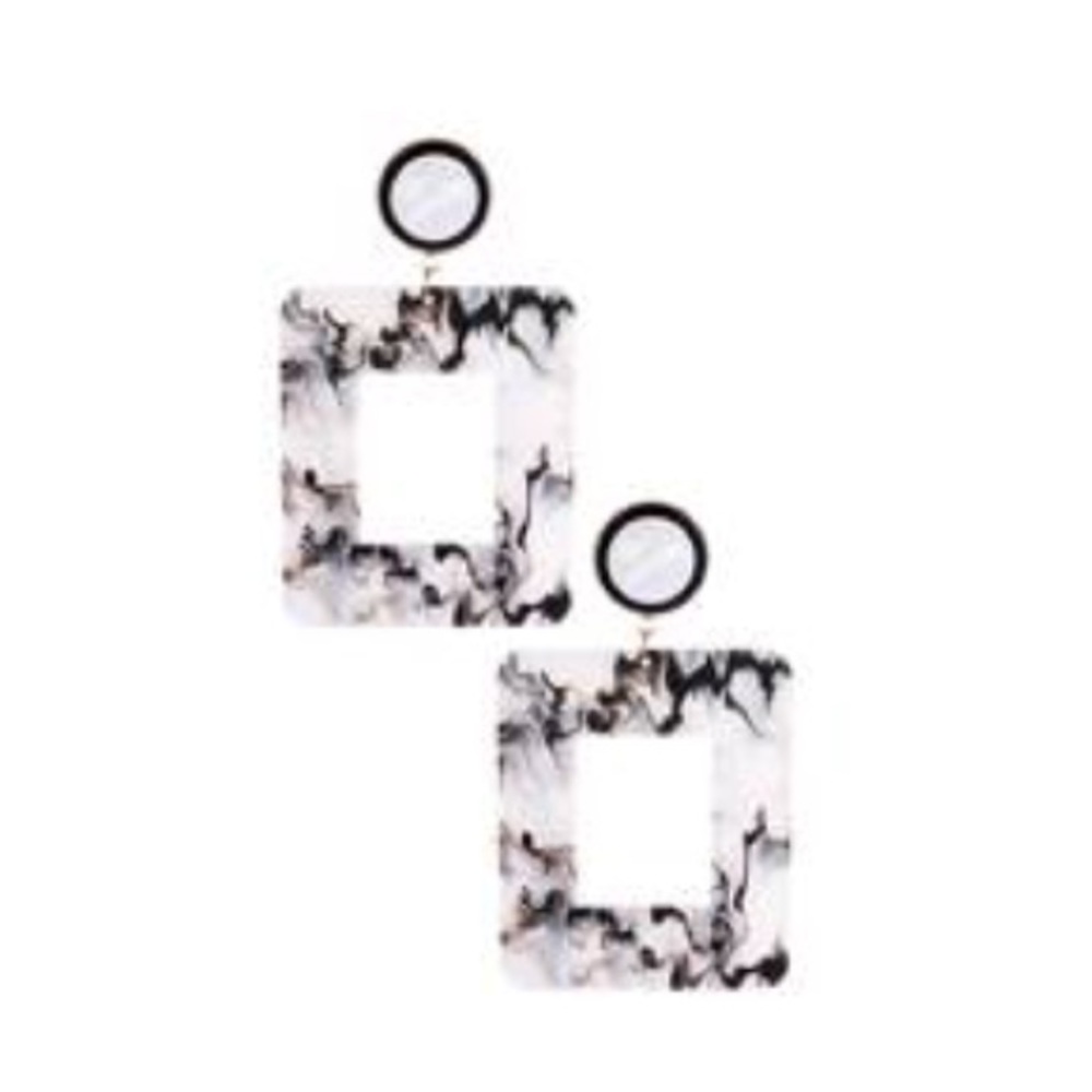 Rectangle earrings